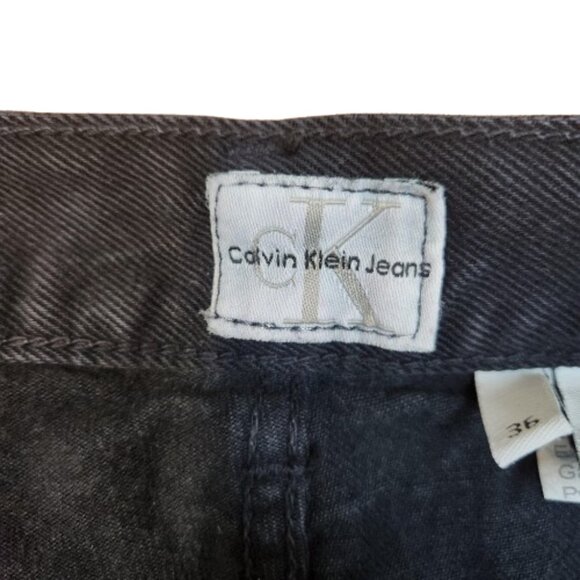 Calvin Klein Men’s Jeans 36x32 Easy Fit Black Denim - Picture 6 of 7